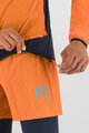 KARPOS Kolarska kurtka przeciwwiatrowa - LOT EVO - pomarańczowy/czarny