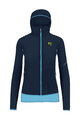 KARPOS Kolarska kurtka przeciwwiatrowa - LOT EVO W - niebieski