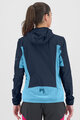 KARPOS Kolarska kurtka przeciwwiatrowa - LOT EVO W - niebieski