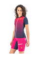 KARPOS Koszulka kolarska z krótkim rękawem - VERVE EVO W - niebieski/różowy