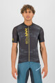 KARPOS Koszulka kolarska z krótkim rękawem - GREEN FIRE - czarny/żółty
