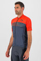 KARPOS Koszulka kolarska z krótkim rękawem - GREEN FIRE - czerwony/szary
