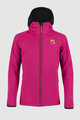 KARPOS Kolarska kurtka przeciwwiatrowa - LAVAREDO WINTER KIDS - różowy/czarny