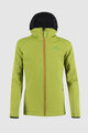 KARPOS Kolarska kurtka przeciwwiatrowa - LAVAREDO WINTER KIDS - zielony/czarny