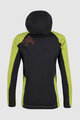KARPOS Kolarska kurtka przeciwwiatrowa - LAVAREDO WINTER KIDS - zielony/czarny