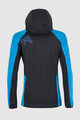 KARPOS Kolarska kurtka przeciwwiatrowa - LAVAREDO WINTER KIDS - niebieski/czarny
