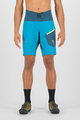 KARPOS Krótkie spodnie kolarskie bez szelek - VAL DI DENTRO - niebieski
