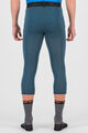 KARPOS Kolarskie majtki - DINAMICO 3/4 - niebieski