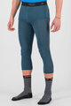 KARPOS Kolarskie majtki - DINAMICO 3/4 - niebieski