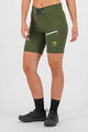 KARPOS Krótkie spodnie kolarskie bez szelek - VAL DI DENTRO W - zielony