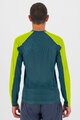 KARPOS Kolarska koszulka z długim rękawem - LAVAREDO - zielony/żółty