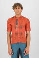 KARPOS Koszulka kolarska z krótkim rękawem - VAL VIOLA - pomarańczowy