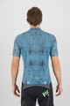 KARPOS Koszulka kolarska z krótkim rękawem - VAL VIOLA - niebieski/żółty