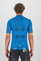 KARPOS Koszulka kolarska z krótkim rękawem - VAL VIOLA - niebieski/zielony