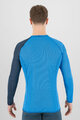 KARPOS Kolarska koszulka z długim rękawem - DINAMICO OCTA - niebieski
