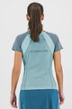 KARPOS Kolarska koszulka z krótkim rękawem - LAVAREDO EVO W - niebieski/szary