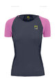 KARPOS Kolarska koszulka z krótkim rękawem - LAVAREDO EVO W - czarny/różowy