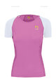 KARPOS Kolarska koszulka z krótkim rękawem - LAVAREDO EVO W - różowy/biały