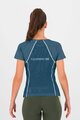 KARPOS Kolarska koszulka z krótkim rękawem - LAVAREDO EVO W - niebieski