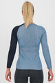 KARPOS Kolarska koszulka z długim rękawem - DINAMICO OCTA W - niebieski