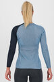 KARPOS Kolarska koszulka z długim rękawem - DINAMICO OCTA W - niebieski