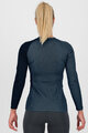 KARPOS Kolarska koszulka z długim rękawem - DINAMICO OCTA W - niebieski
