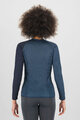 KARPOS Kolarska koszulka z długim rękawem - DINAMICO OCTA W - niebieski