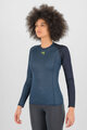 KARPOS Kolarska koszulka z długim rękawem - DINAMICO OCTA W - niebieski