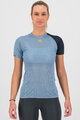 KARPOS Kolarska koszulka z krótkim rękawem - DINAMICO OCTA W - niebieski