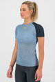 KARPOS Kolarska koszulka z krótkim rękawem - DINAMICO OCTA W - niebieski