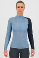 KARPOS Kolarska koszulka z długim rękawem - DINAMICO OCTA W - niebieski