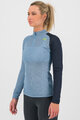 KARPOS Kolarska koszulka z długim rękawem - DINAMICO OCTA W - niebieski