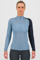 KARPOS Kolarska koszulka z długim rękawem - DINAMICO OCTA W - niebieski
