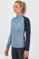 KARPOS Kolarska koszulka z długim rękawem - DINAMICO OCTA W - niebieski