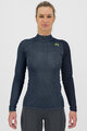 KARPOS Kolarska koszulka z długim rękawem - DINAMICO OCTA W - niebieski