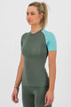 KARPOS Kolarska koszulka z krótkim rękawem - DINAMICO MERINO 130 W - zielony