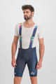 SPORTFUL Krótkie spodnie kolarskie z szelkami - PETER SAGAN BODYFIT CLASSIC - niebieski