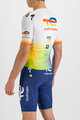 SPORTFUL Koszulka kolarska z krótkim rękawem - TOTAL ENERGIES BOMBER - biały/kolorowy