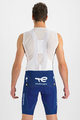 SPORTFUL Krótkie spodnie kolarskie z szelkami - TOTAL ENERGIES BODYFIT - niebieski