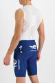 SPORTFUL Krótkie spodnie kolarskie z szelkami - TOTAL ENERGIES BODYFIT - niebieski