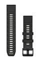 GARMIN pasek - QUICKFIT 22 - czarny/szary