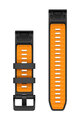 GARMIN pasek - QUICKFIT 22 - czarny/pomarańczowy