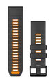 GARMIN pasek - QUICKFIT 26 - czarny/pomarańczowy