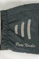 HAVEN Długie spodnie kolarskie bez szelek - PURE NORDIC - szary