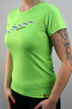 HAVEN Koszulka kolarska z krótkim rękawem - AMAZON SHORT - zielony/biały