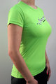 HAVEN Koszulka kolarska z krótkim rękawem - AMAZON SHORT - zielony/biały