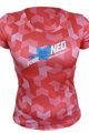 HAVEN Koszulka kolarska z krótkim rękawem - PEARL NEO SHORT - różowy/niebieski