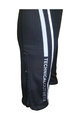 HAVEN Długie spodnie kolarskie z szelkami - ISOLEERA - czarny/biały