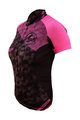 HAVEN Koszulka kolarska z krótkim rękawem - SINGLETRAIL WOMEN - czarny/różowy