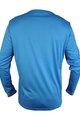 HAVEN Letnia koszulka kolarska z długim rękawem - NAVAHO II LONG - niebieski/pomarańczowy